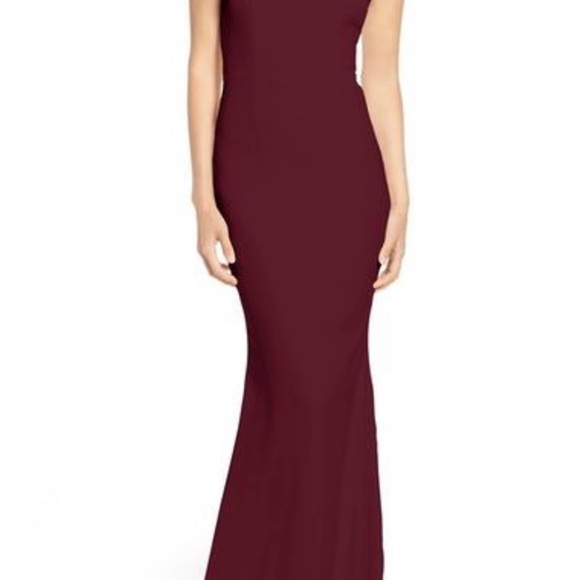 Katie May Vionnet Dress in Bordeaux - Picture 2 of 7